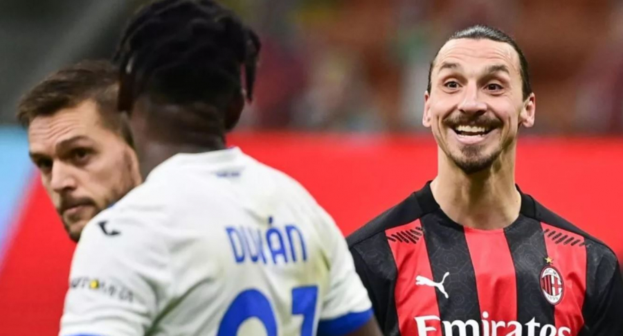 “Tengo más goles”: burla de Ibrahimovic a Zapata en triunfo del Atalanta sobre Milan