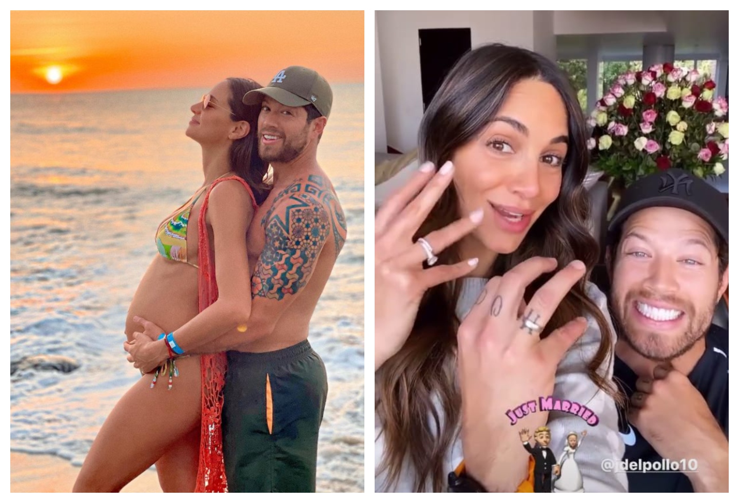 Valerie Domínguez se casó con Juan David ‘El Pollo’ Echeverry
