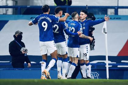 Rodgers, maravillado con James: destacó su rendimiento en Everton