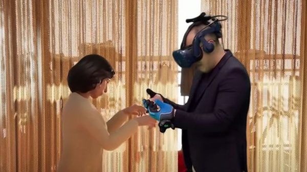 El conmovedor reencuentro de un hombre con su esposa fallecida por medio de la realidad virtual