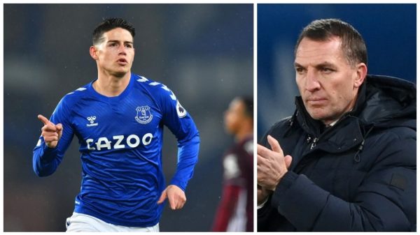 Brendan Rodgers se une a los elogios a James Rodríguez por su golazo de derecha
