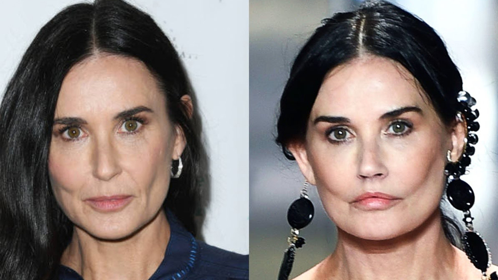 Demi Moore, irreconocible en un desfile de moda: ¿se ha pasado con el bisturí?