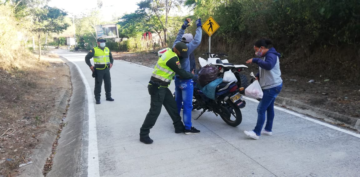 El comando de Policía Bolívar, se traslada al corregimiento del Salado, para liderar Comando Situacional