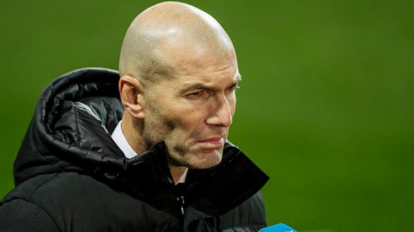 Zinedine Zidane, técnico del Real Madrid, da positivo por coronavirus