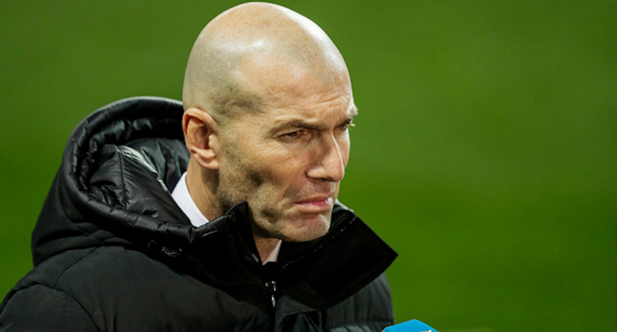 Zinedine Zidane, técnico del Real Madrid, da positivo por coronavirus