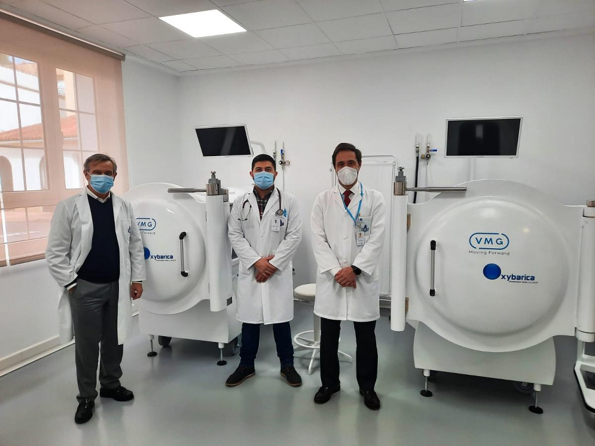 El hospital San Juan de Dios estrena la unidad de Medicina Hiperbárica