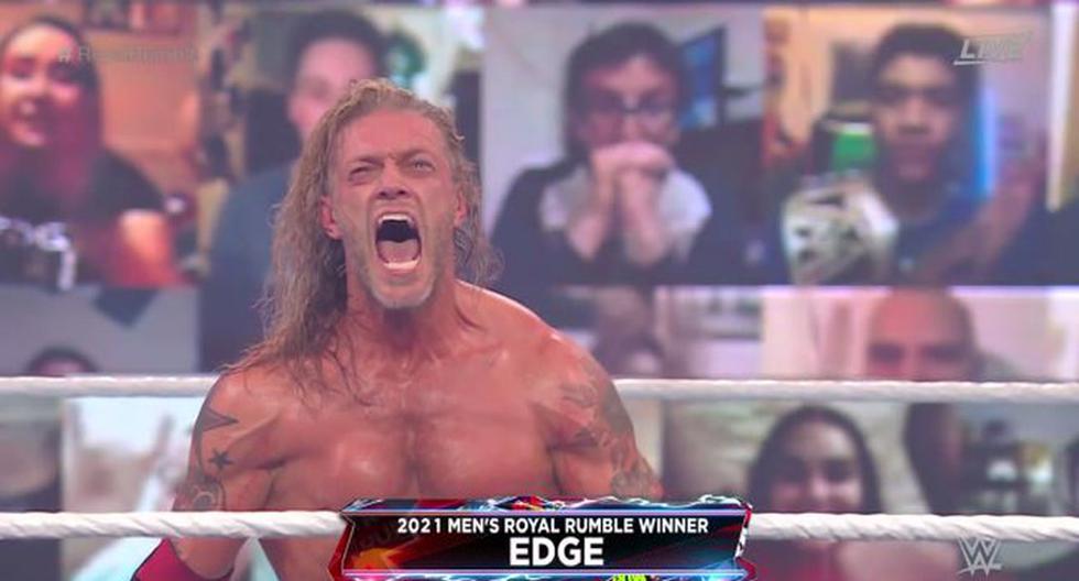 ¡Directo en la infancia! Edge ganó el Royal Rumble 2021 y estará en WrestleMania 37 [VIDEO]