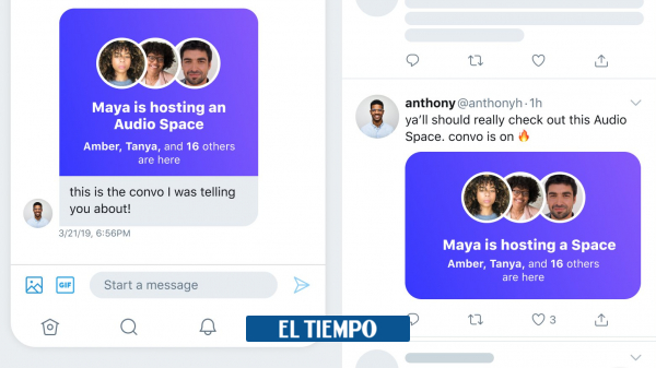 Twitter lanza nuevas salas con chat de voz