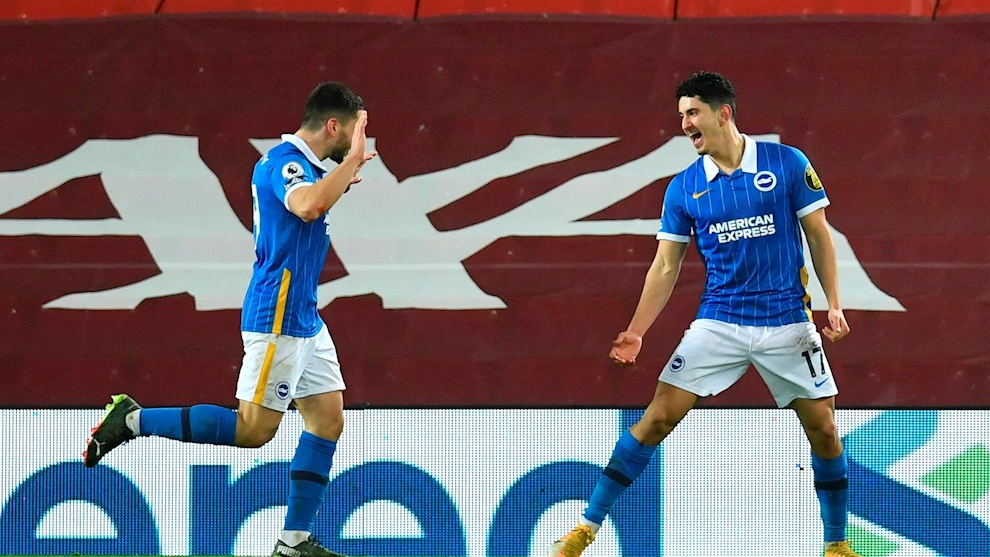 Steven Alzate: “Agradecido por mi primer gol en Premier League”