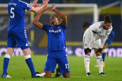 Y hablan más del ausente: dato de Yerry Mina que enorgullece a Everton