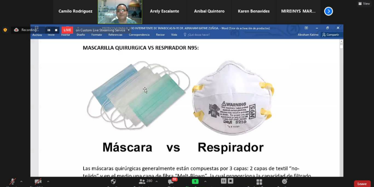 Facultad de Medicina de la UCC realizó charla virtual sobre Covid-19 a cargo de varios especialistas