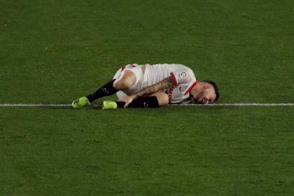 No apto para todos: dolorosa lesión de Lucas Ocampos con el Sevilla