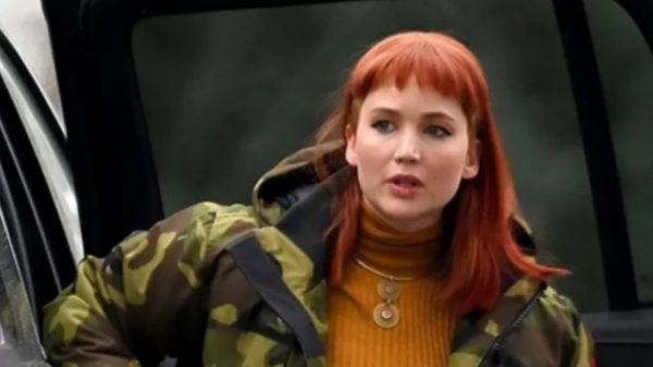 Jennifer Lawrence sufre accidente durante el rodaje de una película