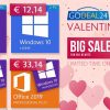 Nuevas ofertas en licencias Windows y Office por San Valentín