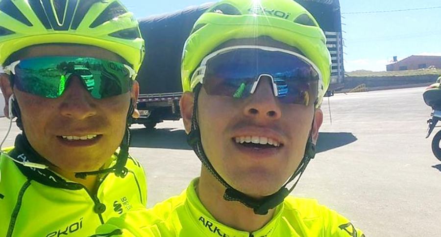 Flórez, el gregario que promete meter la mano al fuego por Nairo en la montaña