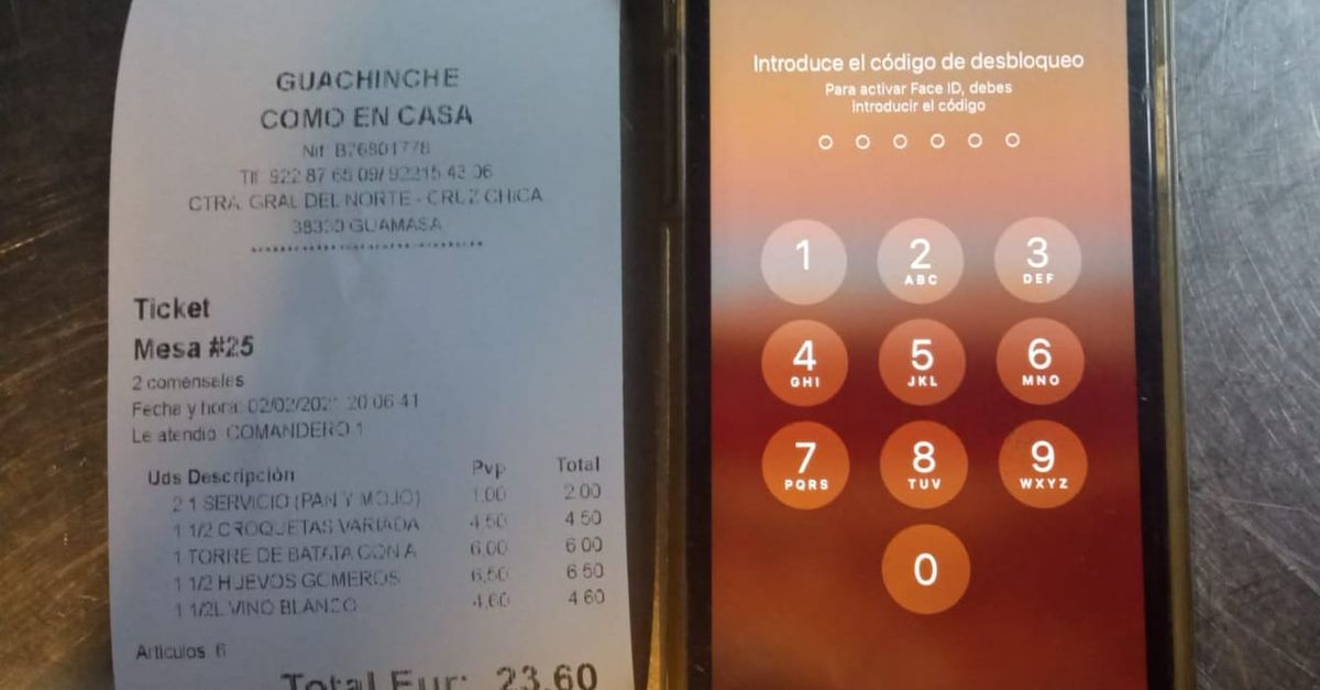 Insólito: escaparon para no pagar una cuenta, pero olvidaron el celular