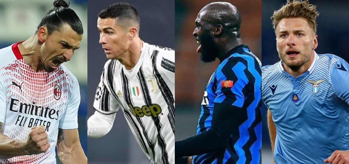 LUKAKU SUPERÓ A ZLATAN Y YA IGUALÓ A CRISTIANO: Así está la tabla de máximos goleadores de la Serie A 2020/21