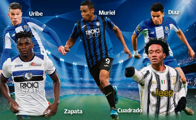 Champions League inicia octavos de final con mucho sabor a café: cinco colombianos