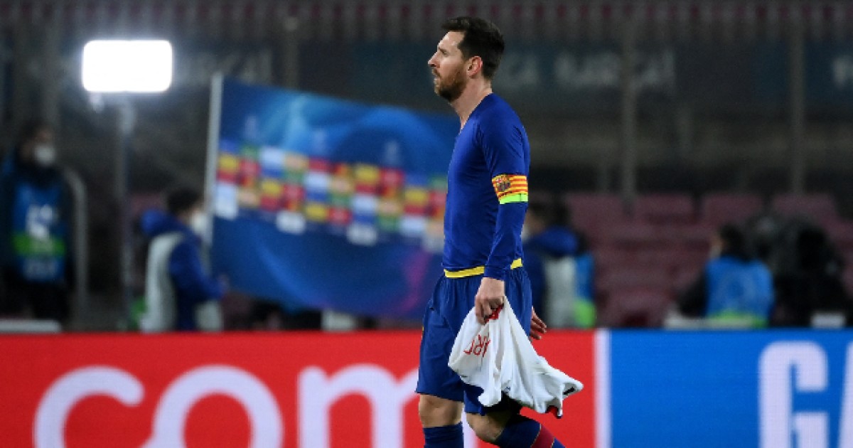 Lionel Messi no aguantó: su reacción de rabia contra sus compañeros en un gol de PSG sobre Barcelona
