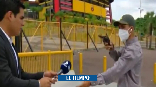 Con revolver en mano ladrón se metió a transmisión y robó a periodista