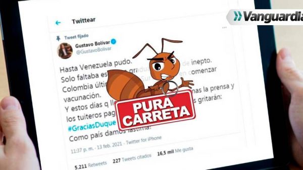 Falso: Colombia no es el último país en iniciar vacunación contra la COVID-19