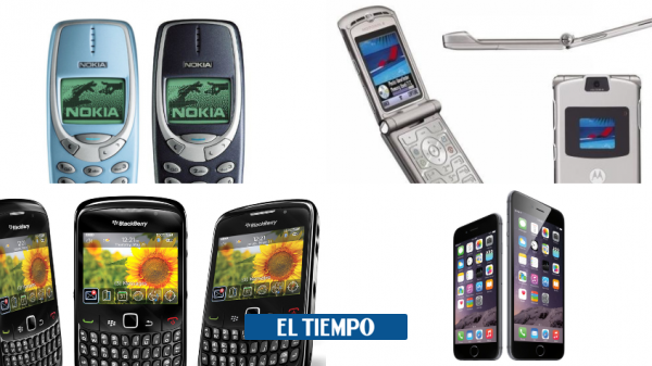 Los celulares más populares de cada año en las últimas dos décadas