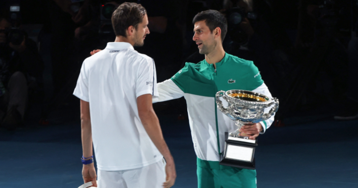 La furia de Daniil Medvedev por la superioridad de Novak Djokovic en final del Abierto de Australia