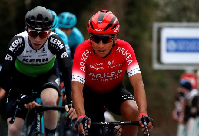 Espectacular regreso de Nairo Quintana al ciclismo en Los Alpes Marítimos