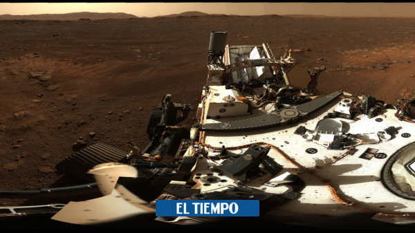 Vea la foto panorámica de Marte que tomó la misión Perseverance
