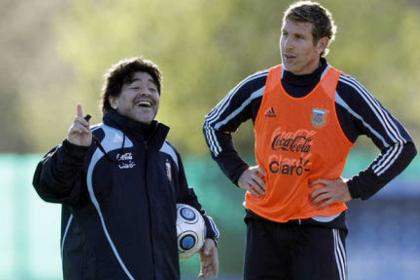 La sentida carta de Martín Palermo por la muerte de Diego Maradona
