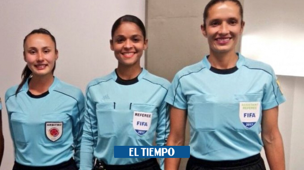Por primera vez en Colombia, 4 mujeres arbitrarán un partido masculino