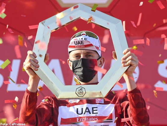 Tadej Pogacar se adjudica el Tour de los Emiratos, Caleb Ewan la última etapa