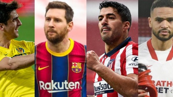 MESSI SE ALEJÓ DE SUÁREZ: Así se encuentra la tabla de máximos goleadores en la Liga de España 2020/21