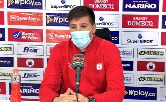 ¡Se tiene fe! Lo que dijo Juan Cruz Real, técnico del América de Cali, luego del empate en Pasto