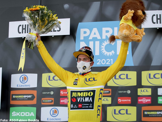 París-Niza: Primoz Roglic se impone en la cuarta etapa y es el nuevo líder