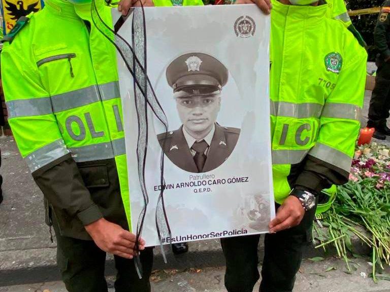 Patrullero asesinado en Bogotá era paisa y tenía 5 meses de servicio