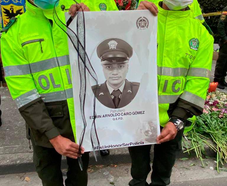 Patrullero asesinado en Bogotá era paisa y tenía 5 meses de servicio