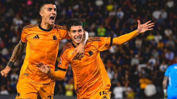 Roma le ganó a Pisa con un zurdazo de Matías Soulé, luego de una buena jugada de Dybala