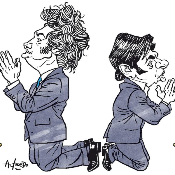 Sin nuevos milagros, Milei busca predicadores