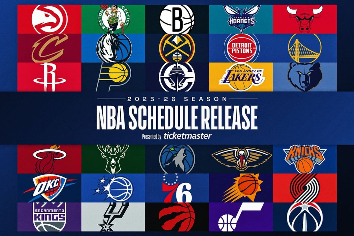 La NBA revela su calendario para la temporada 2025-26: inicia en octubre con dos partidos imperdibles