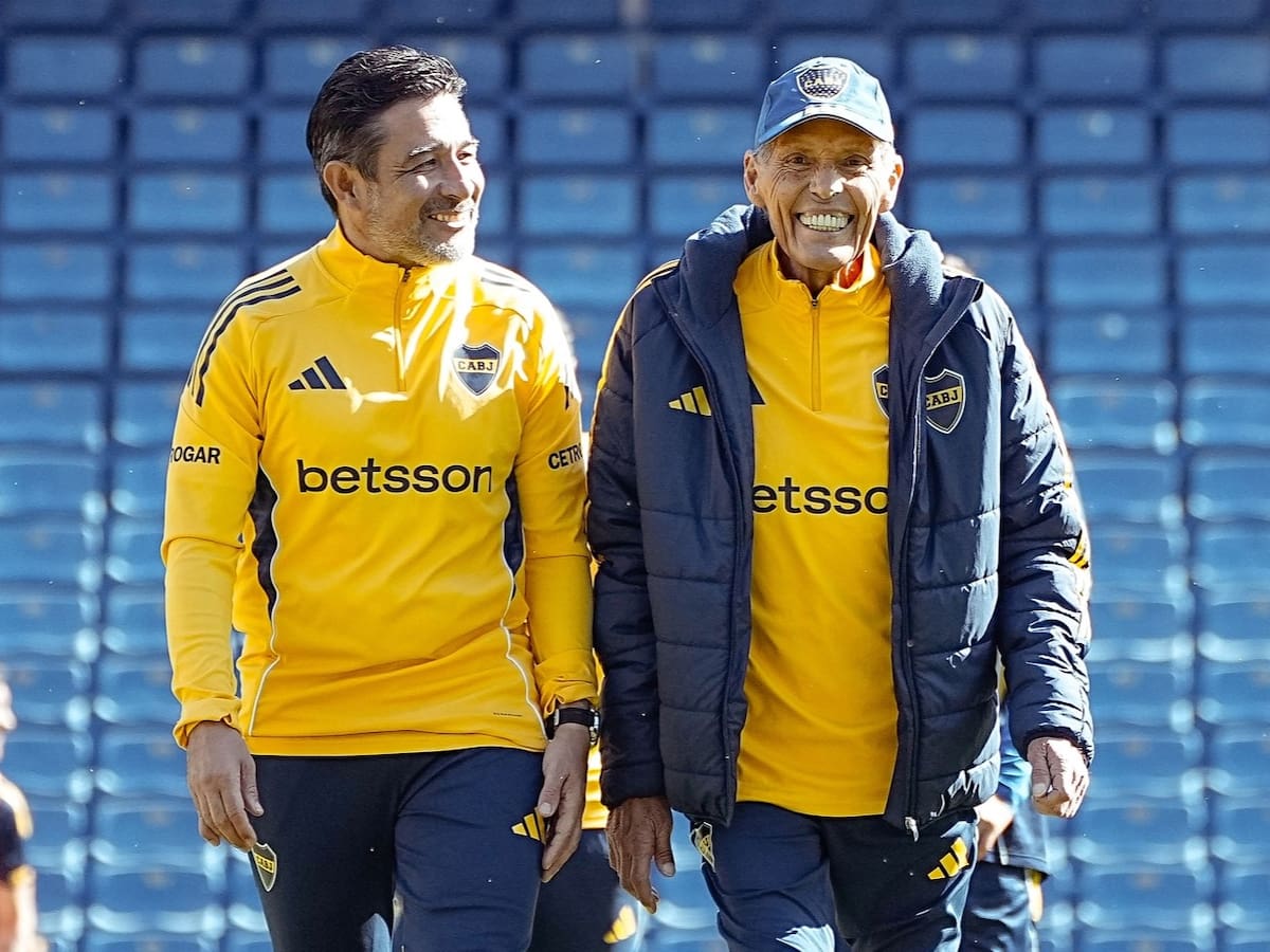 Miguel Russo está mejor, supervisó la práctica de Boca y se ilusiona con dirigir frente a Rosario Central