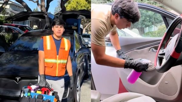 Es de Guatemala, limpia autos y explica cómo ganar más de US$83 por hora en California