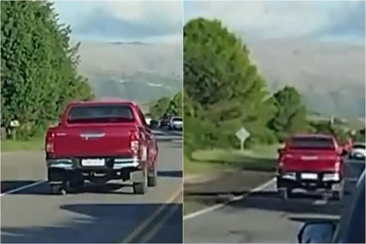Manejó al límite con su camioneta en una de las rutas más peligrosas de Córdoba y ahora enfrenta sanciones