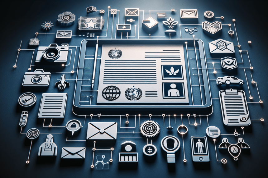 Una persona sonriente usando su computadora en casa, solicitando el certificado de nacionalidad.