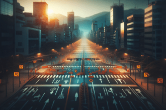 Ciclistas compiten en una calle de Bucaramanga, con espectadores animando al borde.