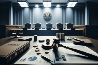 David Murcia Guzmán saliendo del juzgado, rodeado de periodistas y cámaras.