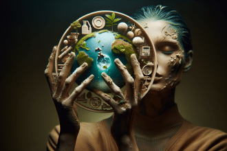 Un grupo de personas plantando árboles en un parque de Bogotá bajo un cielo despejado.