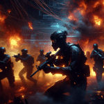 El elenco de 'Perfil Falso' posando en un evento de estreno, con luces brillantes y una gran pantalla detrás.