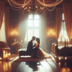 Raúl Ocampo y Laura Dicelis sonríen juntos en un parque, rodeados de flores y luz natural.