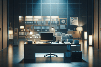 Armando Benedetti en una conferencia, con documentos en mano y expresión seria.